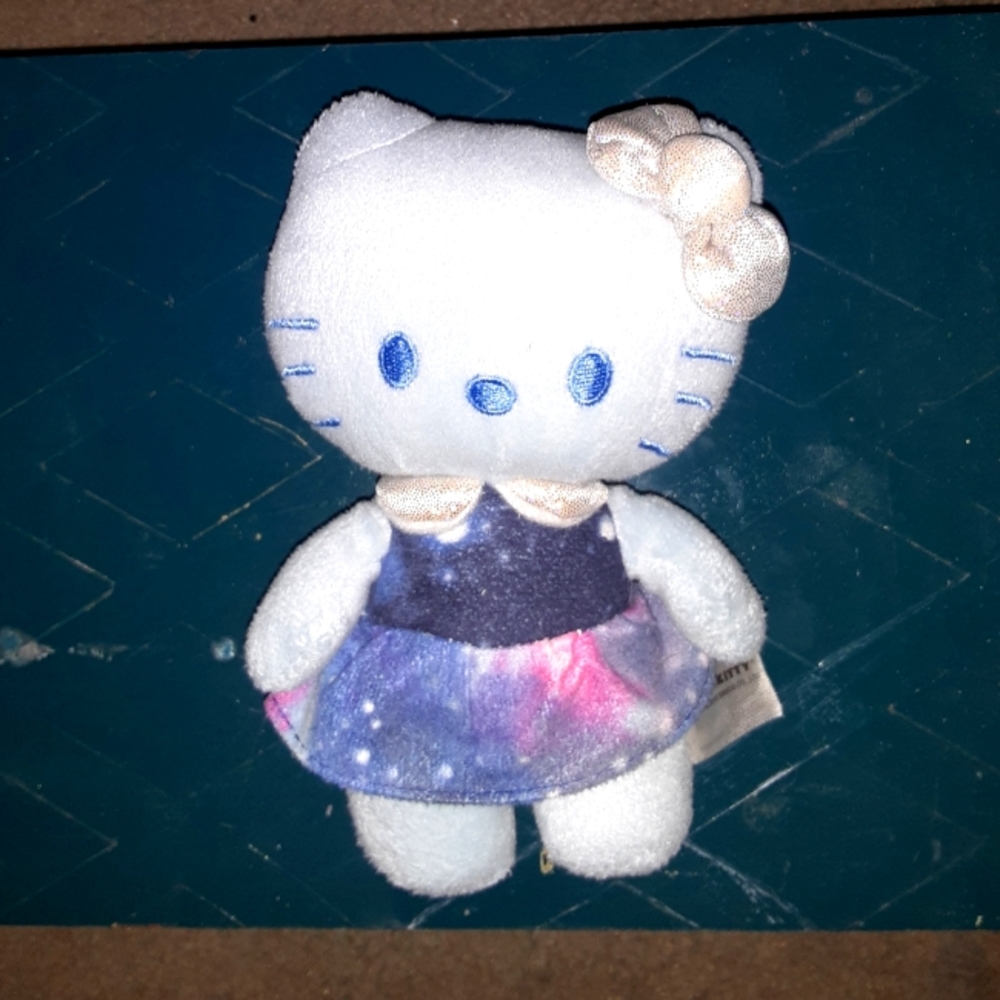 Galaxy hello kitty plush